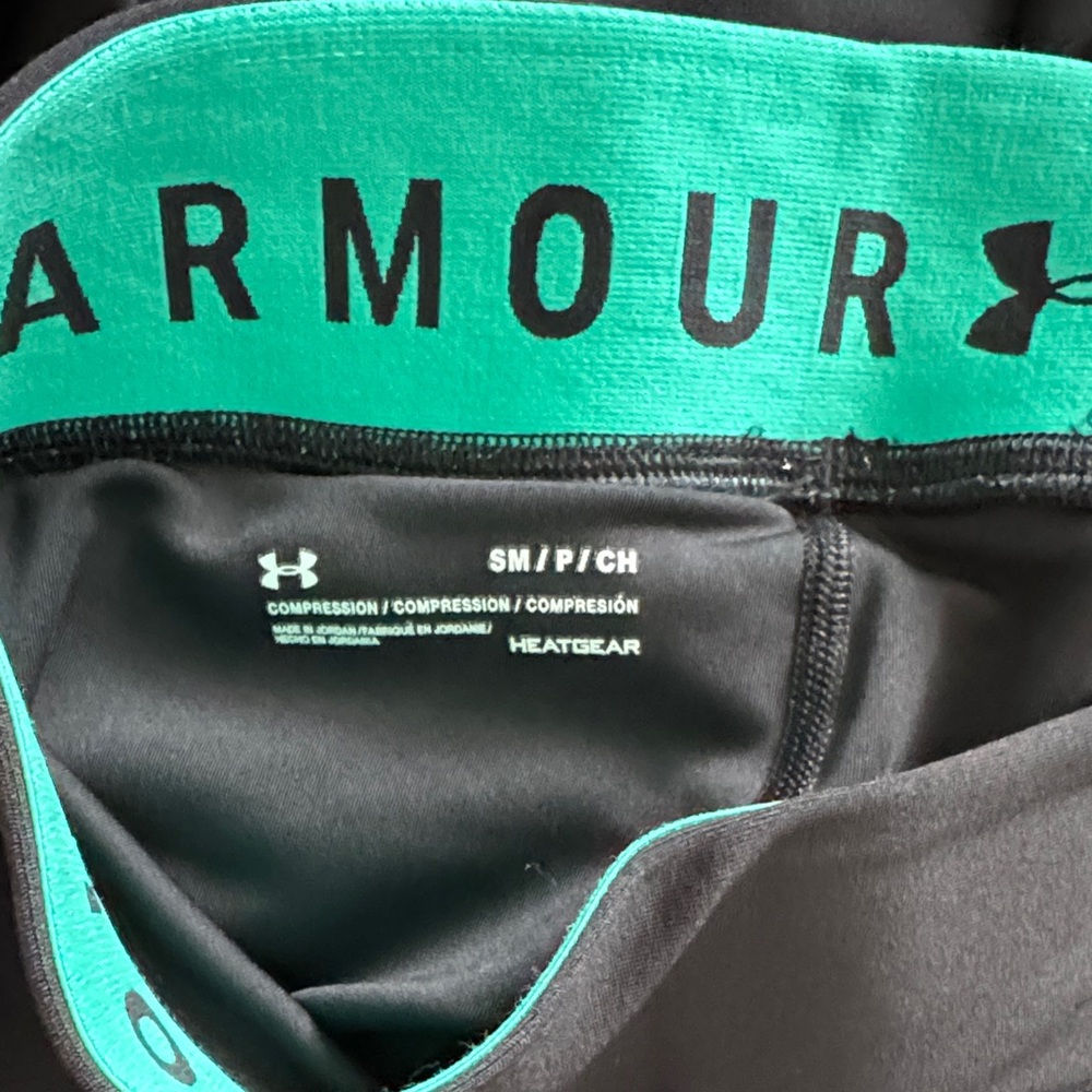 Under Armour Black and Teal women Leggings size S for 2ps. - Picture 9 of 9